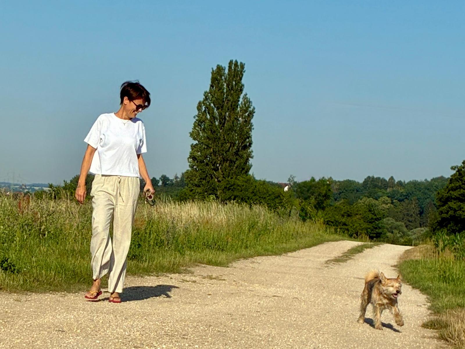 Verena Luche und Hund